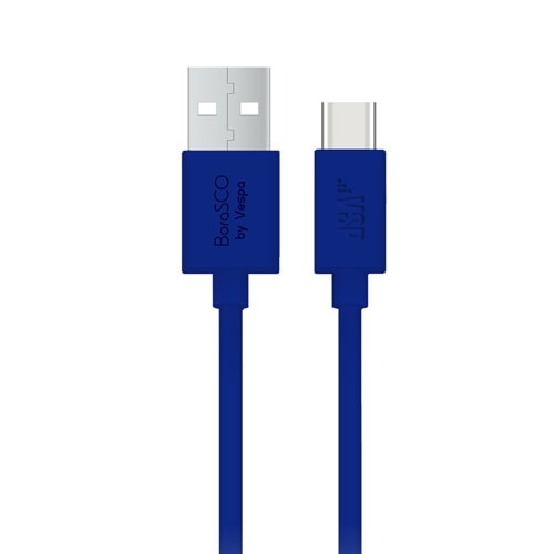 

Дата-кабель USB - Type-C 1м Синий BoraSCO VSP