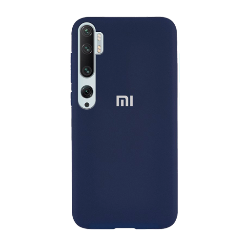 

Накладка Silicone Case для Xiaomi Mi Note 10 (Темно-синий)