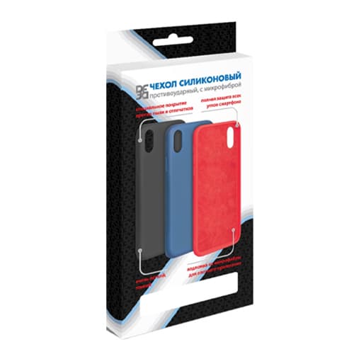

Накладка Silicon Microfiber DF для Poco M3 Черный