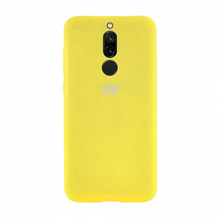 Накладка Silicone Case для Redmi 8 Желтый