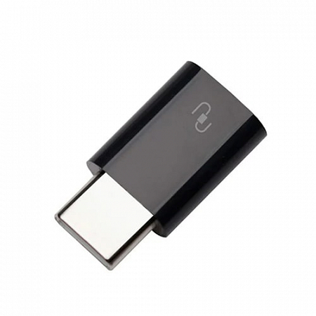 Переходник Xiaomi USB type c to micro USB converter Black
