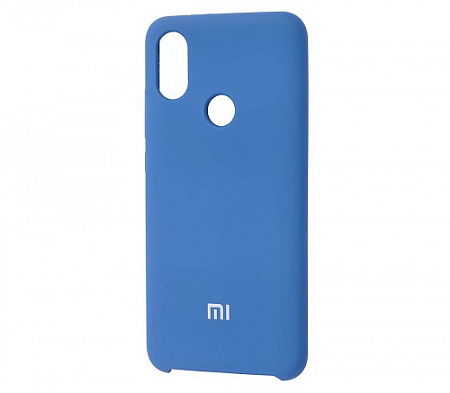 Накладка Silicone Case для Redmi Note 6 Pro (Светло- Голубой)
