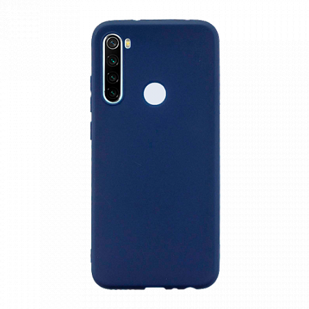 Накладка Silicone Case для Redmi Note 8T (Темно-синий)
