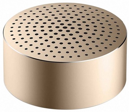 Портативная колонка Bluetooth Portable Round Box Gold 