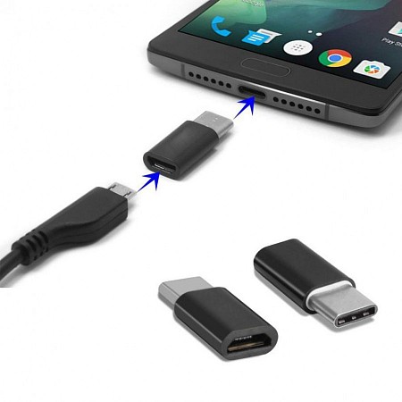 Переходник Xiaomi USB type c to micro USB converter