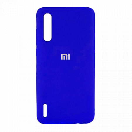Накладка Silicone Case для Mi 9 Lite (Синий)