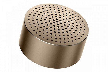 Портативная колонка Bluetooth Portable Round Box Gold 