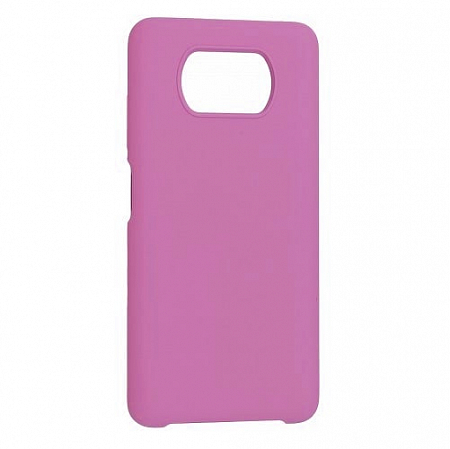 Накладка Silicone Case для Poco X3/X3 Pro (Розовый)