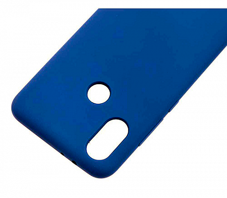 Накладка Silicone Case для Redmi Note 6 Pro (Синий)