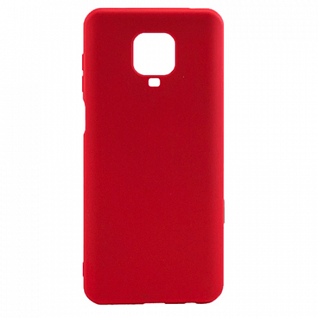 Накладка Silicone Case для Redmi Note 9S/Note 9 Pro (Красный)